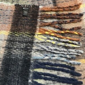 🧣MODENA Soft Brushed Plaid Blanket Scarf with Tassels - Neutral Multi